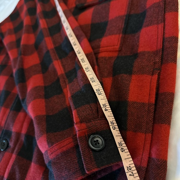 Norse Projects Kyle Wool Shirt Jacket in red plaid - Picture 9 of 13